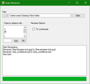 bulk rename files in windows